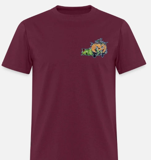 T-shirt Main zombie citrouille