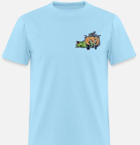 T-shirt enfant Main zombie citrouille