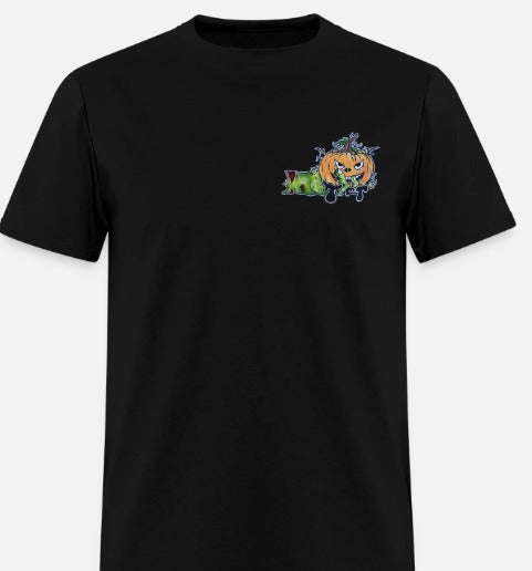T-shirt Main zombie citrouille