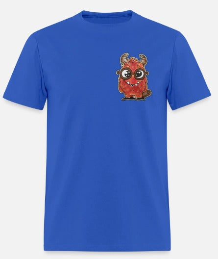 T-shirt enfant monstre rouge