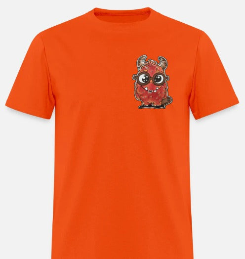 T-shirt enfant monstre rouge