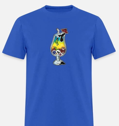 T-shirt Verre cocktail