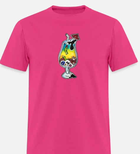 T-shirt Verre cocktail