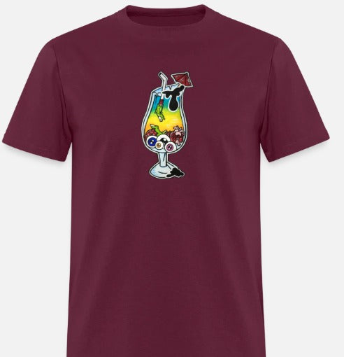 T-shirt Verre cocktail