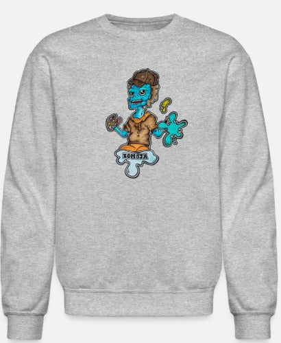 Crewneck enfant Zombie artiste