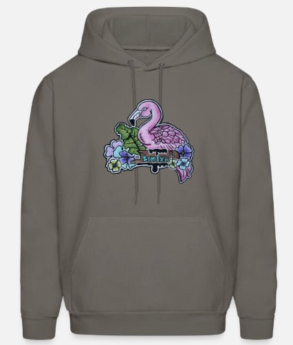Hoodies enfant Flamant rose