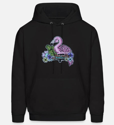Hoodies enfant Flamant rose