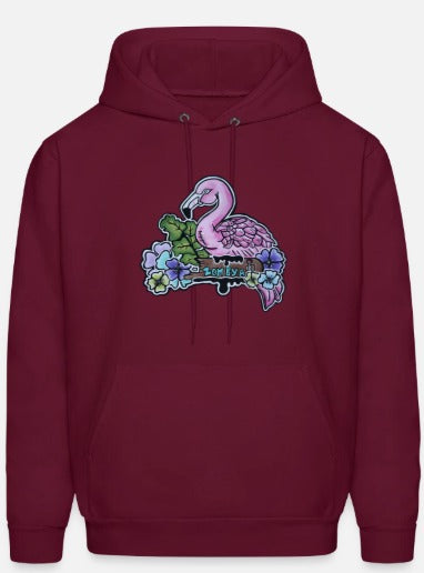 Hoodies enfant Flamant rose