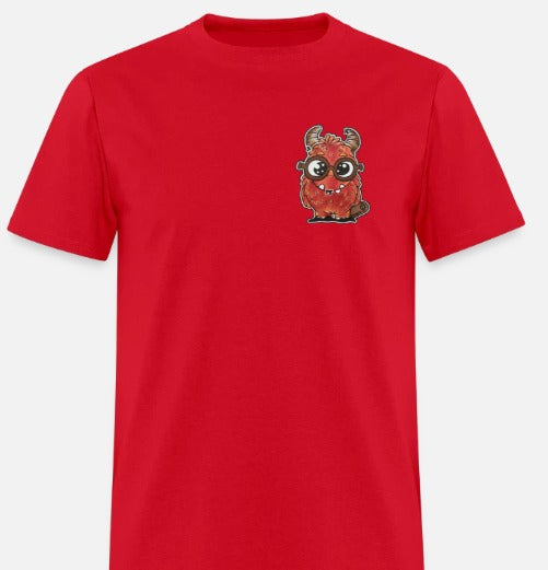 T-shirt Monstre rouge