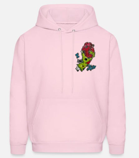 Hoodies enfant Main zombie coeur I love you