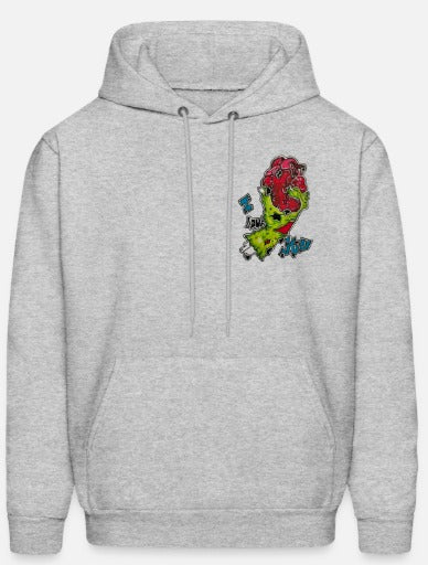 Hoodies enfant Main zombie coeur I love you