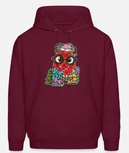 Hoodies enfant Monstre rouge Noël