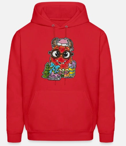 Hoodies Monstre rouge Noël