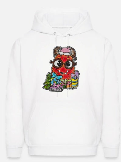 Hoodies Monstre rouge Noël