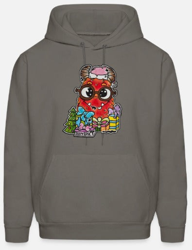 Hoodies Monstre rouge Noël