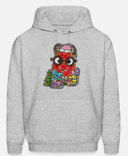 Hoodies enfant Monstre rouge Noël