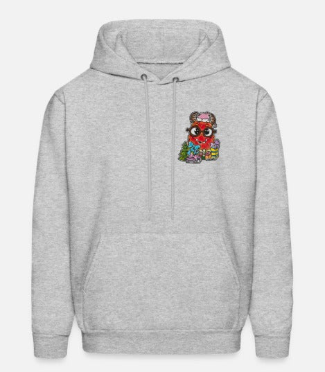 Hoodies Monstre rouge Noël