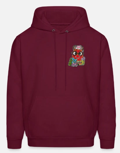 Hoodies Monstre rouge Noël