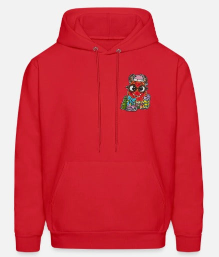 Hoodies enfant Monstre rouge Noël