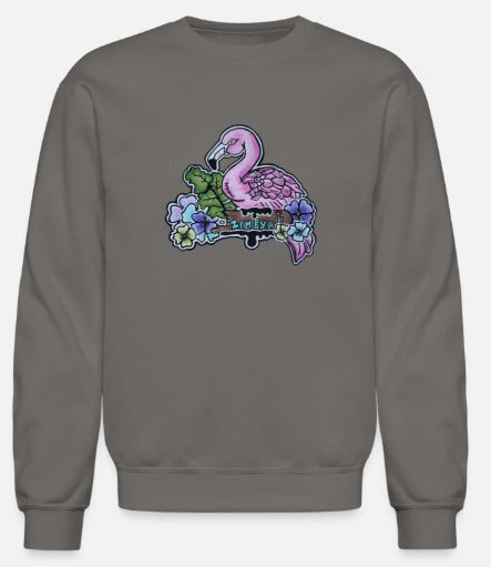 Crewneck flamant rose