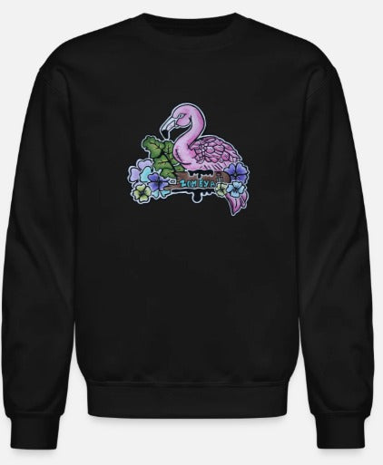 Crewneck flamant rose