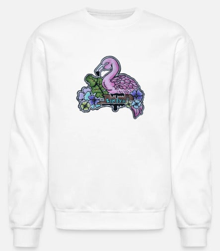 Crewneck flamant rose