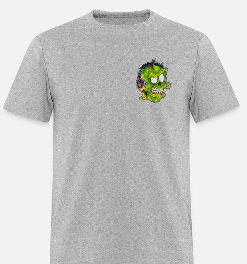 T-shirt zombie écouteur