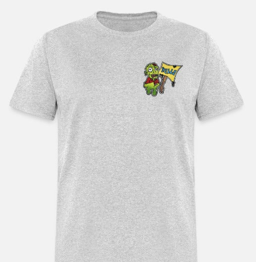 T-shirt zombie bonjour