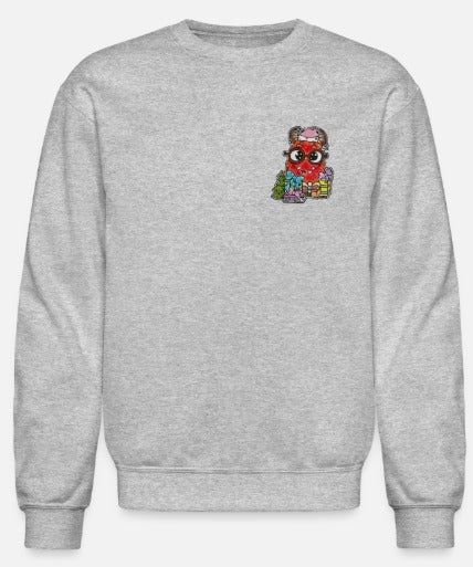 Crewneck enfant Monstre rouge Noël