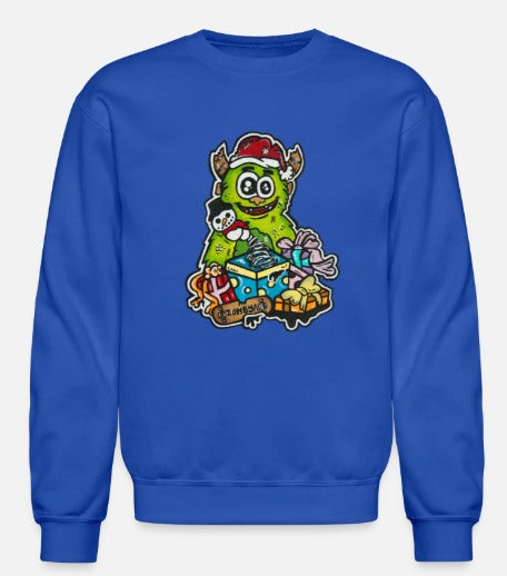 Crewneck enfant Monstre vert Noël