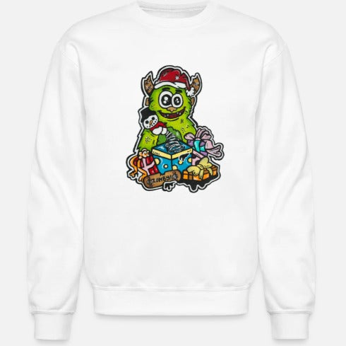 Crewneck Monstre vert Noël