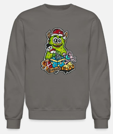 Crewneck enfant Monstre vert Noël