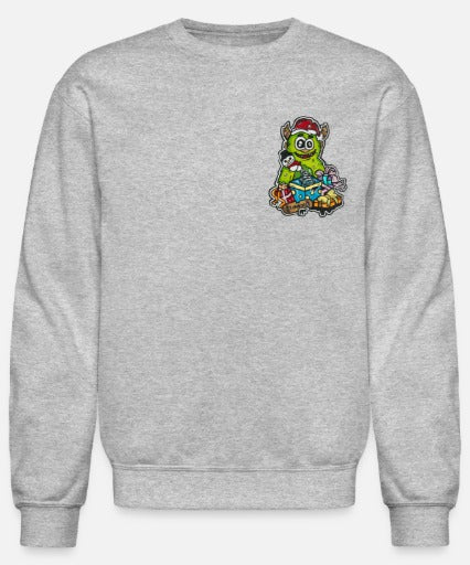 Crewneck Monstre vert Noël
