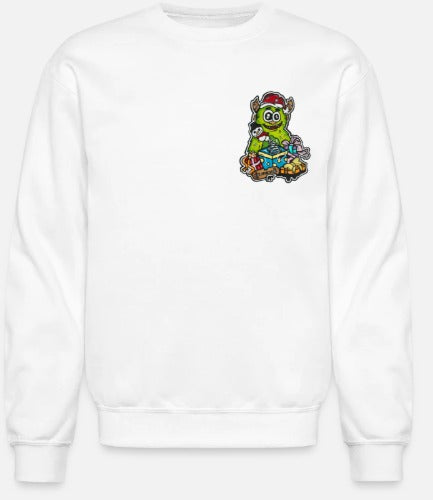 Crewneck Monstre vert Noël