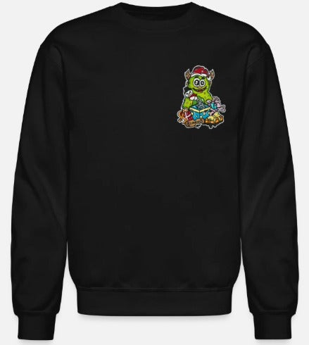 Crewneck enfant Monstre vert Noël