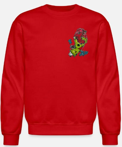 Crewneck enfant Main zombie coeur I Love you