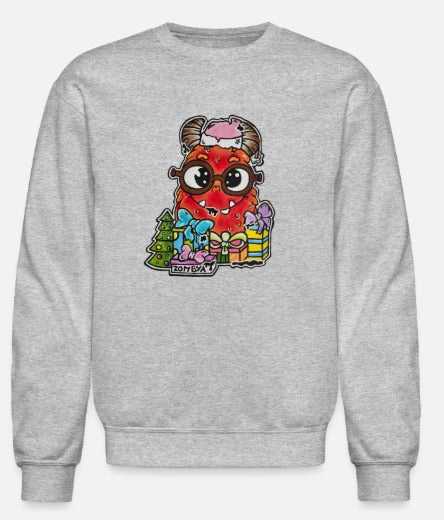 Crewneck Monstre rouge Noël