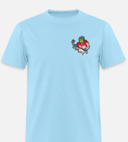 T-shirt Joueur zombie hockey