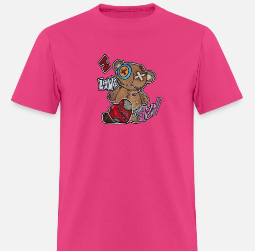 T-shirt Ours I love you