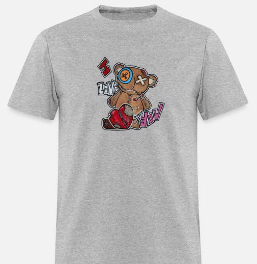 T-shirt Ours I love you