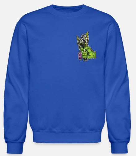 Crewneck main bouquet fleur