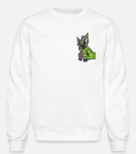 Crewneck main bouquet fleur