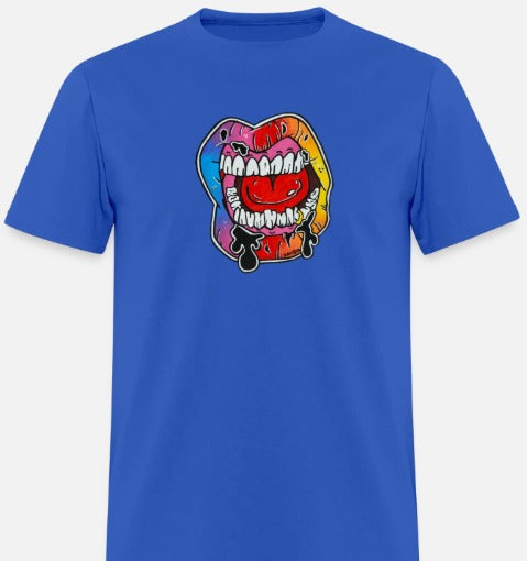 T-shirt enfant Lèvre multicolore
