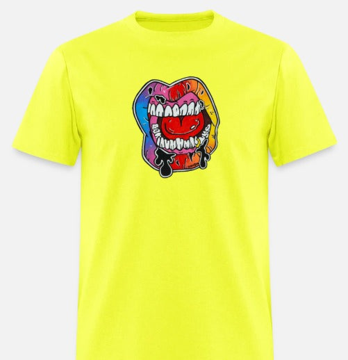 T-shirt Lèvre multicolore