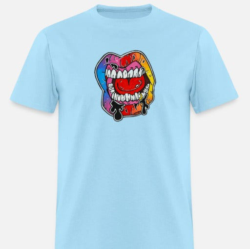 T-shirt Lèvre multicolore