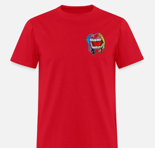 T-shirt Lèvre multicolore