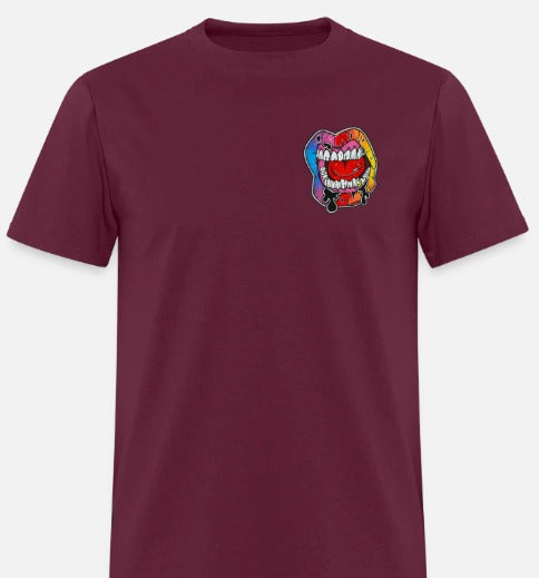 T-shirt Lèvre multicolore