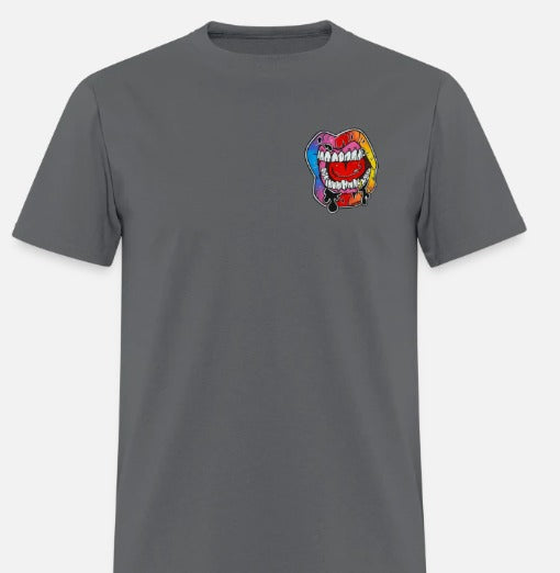 T-shirt Lèvre multicolore