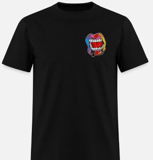 T-shirt Lèvre multicolore