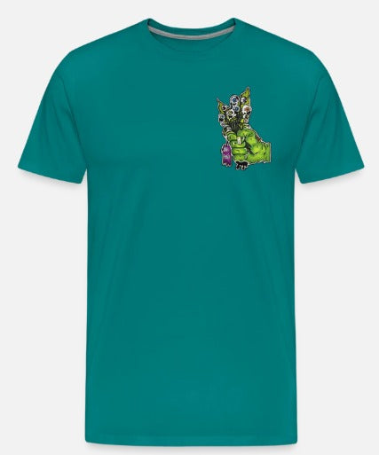 T-shirt zombie bouquet de fleur
